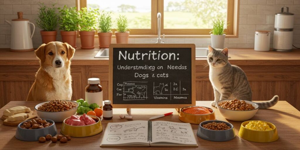 Cães vs. Gatos: As Diferenças Nutricionais que Todo Tutor Precisa Saber