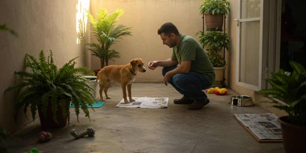 Como ensinar seu cachorro a fazer necessidades no lugar certo