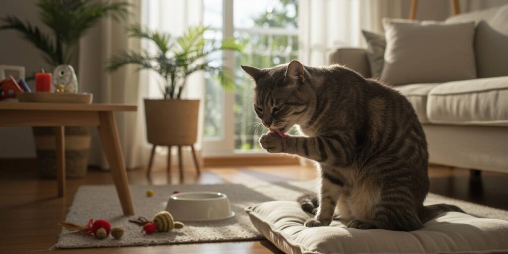 Gato: O mestre da auto-higiene (e por que você quase nunca precisa interferir)