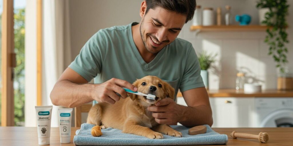 Higiene bucal: sim, filhotes também precisam escovar os dentes (e é mais fácil do que você imagina)