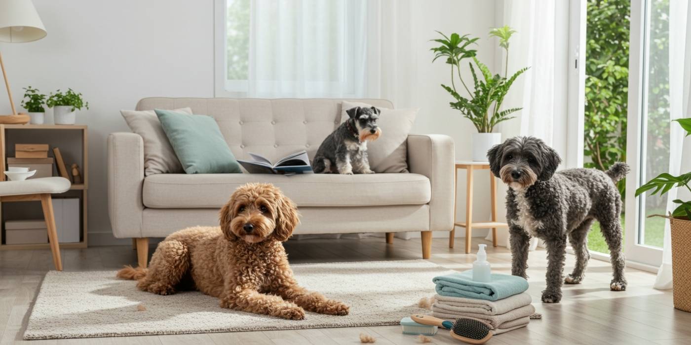 Por que algumas raças de cães não soltam pelo?