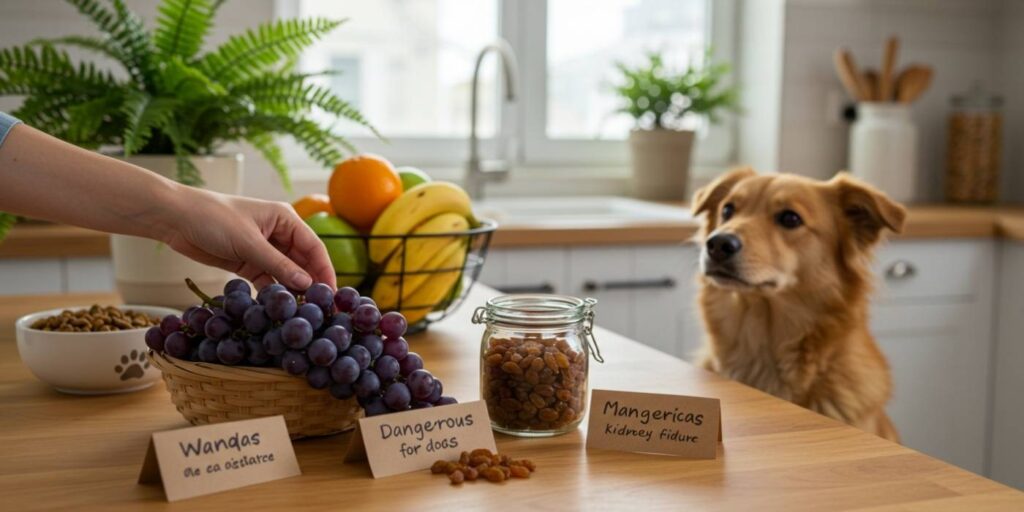 Uvas e passas: pequenas frutas, grandes perigos