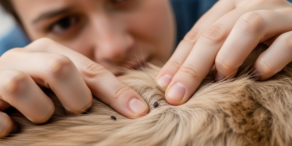 Como identificar pulgas e carrapatos antes que seja tarde