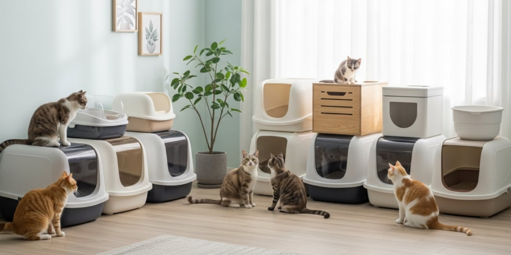 Guia de caixas de areia para gatos_ modelos, preços e vantagens