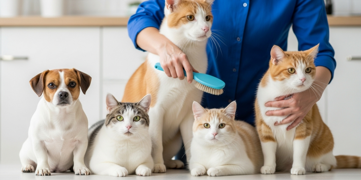 Boas práticas para manter a saúde da pele e do pelo do pet