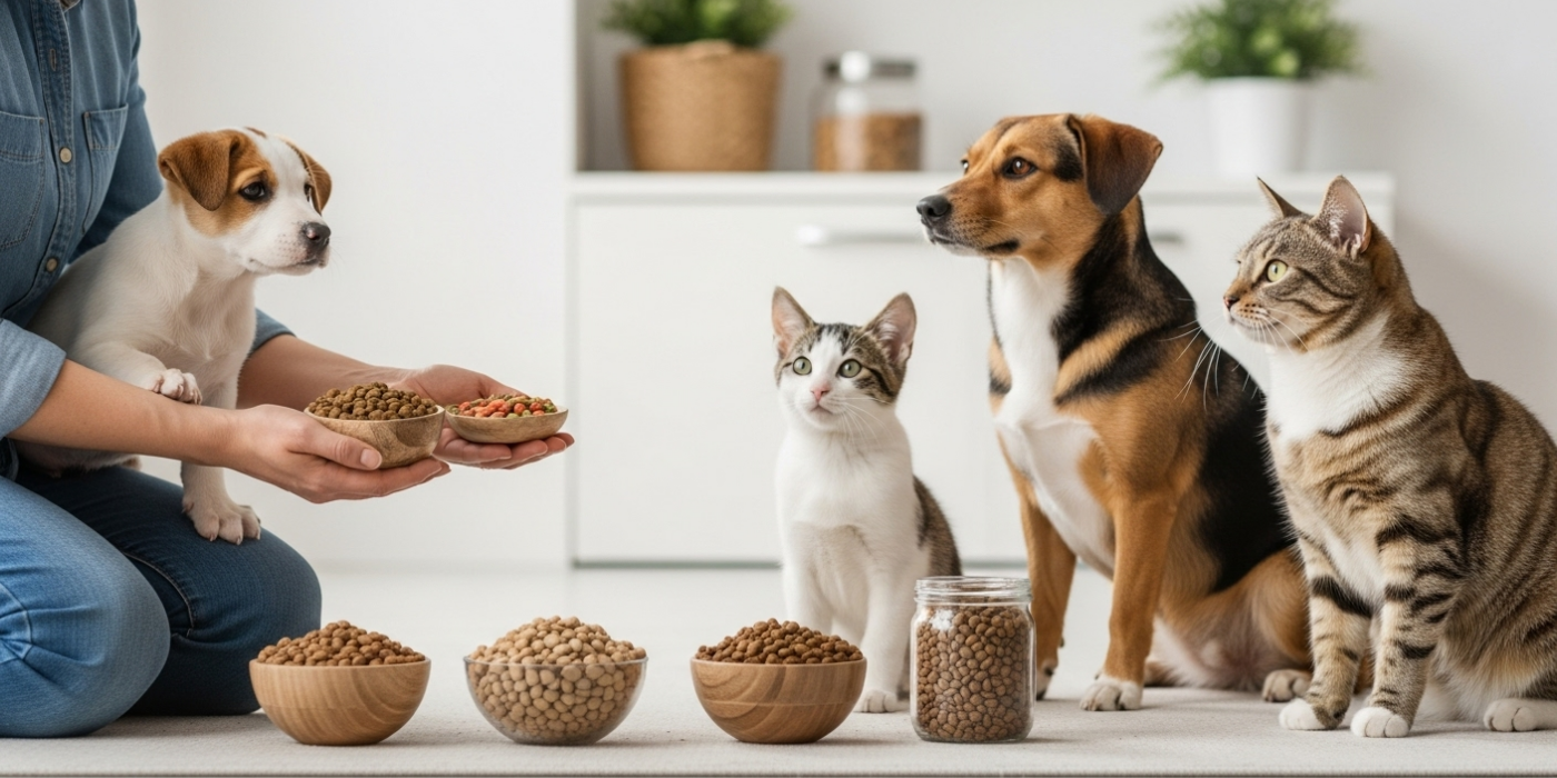 Como ajustar a alimentação do pet conforme a idade