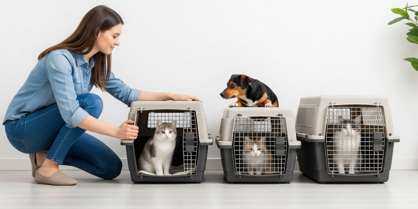 Como escolher caixas de transporte seguras e confortáveis