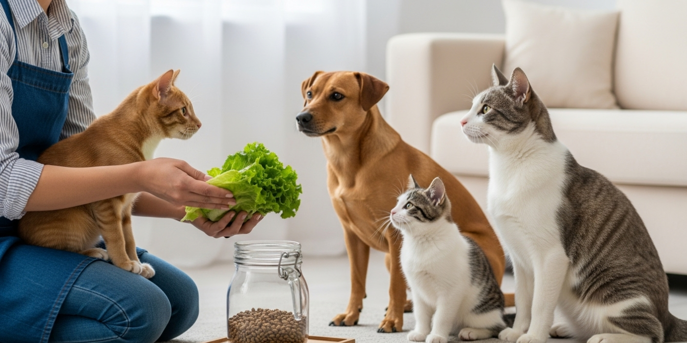 Guia completo sobre alimentação saudável para cães e gatos