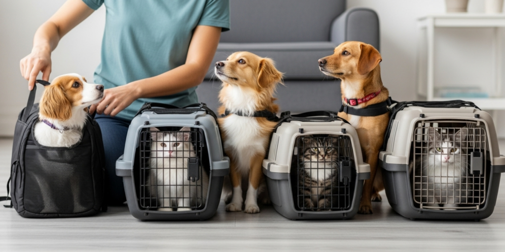 Guia passo a passo para escolher caixas de transporte seguras e confortáveis