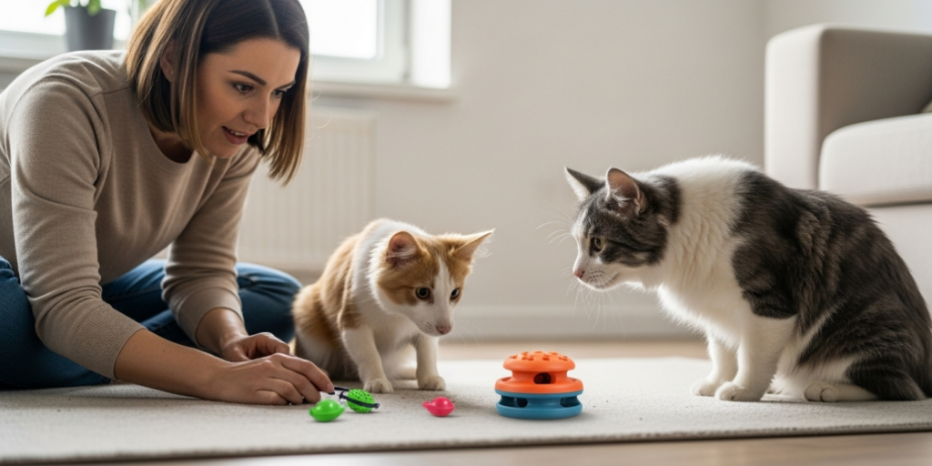 O que significa “brinquedo interativo” no contexto do bem-estar pet