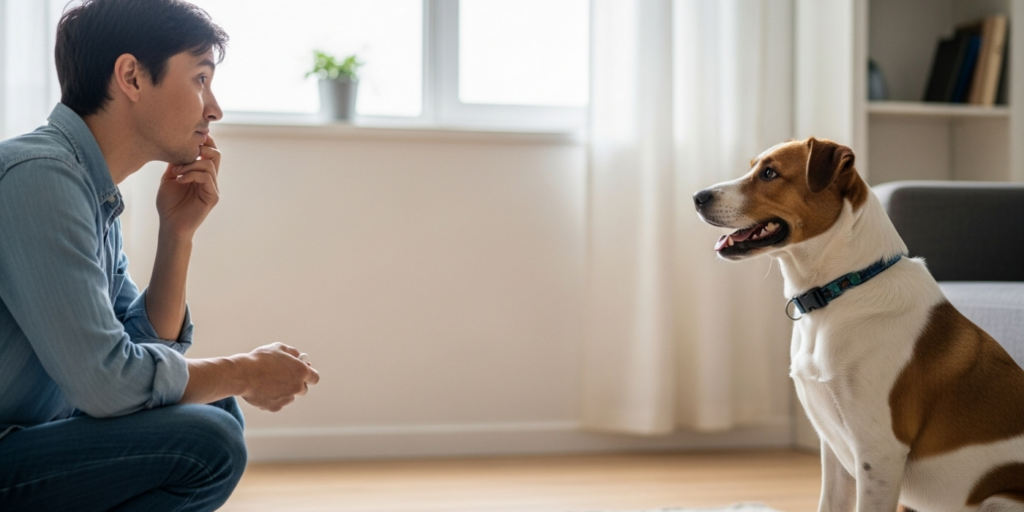 O que significa ensinar comandos básicos ao cachorro
